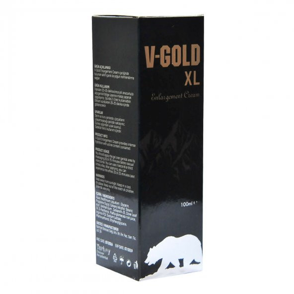 V-Gold XL Enlargement Cream For Men 100 ML - 4