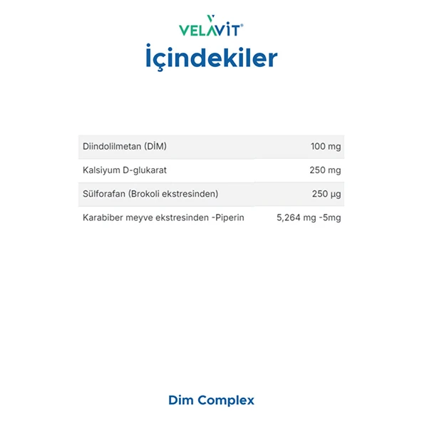 Velavit Dim Complex 30 Tablet - 7