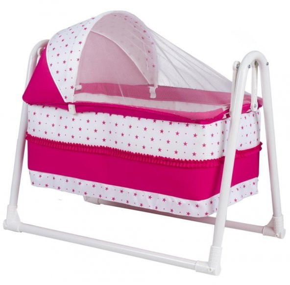 Polly Baby Hilal Portatif Sallanır Sepet Beşik - 6