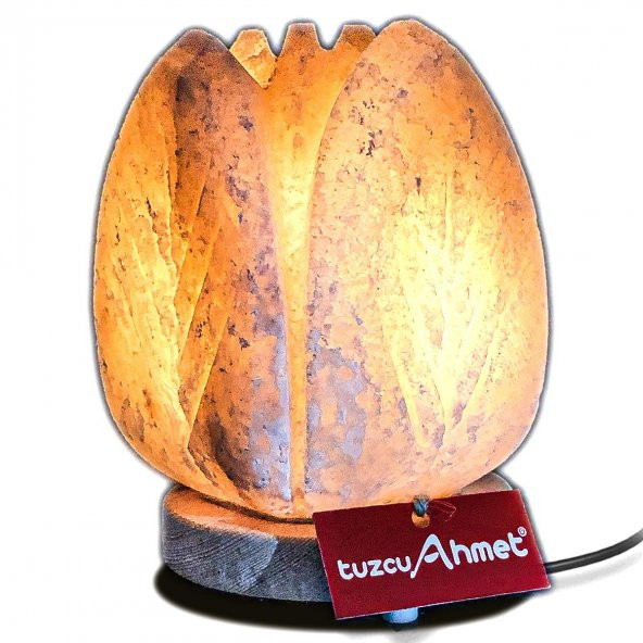 Tuzcu Ahmet Tuz Lamba Lale Model Beyaz Tuzdan Yapılmış