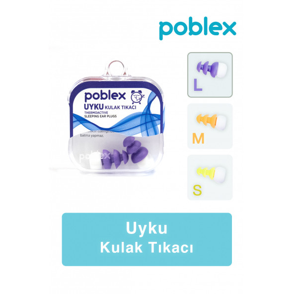 POBLEX Uyku Kulak Tıkacı L