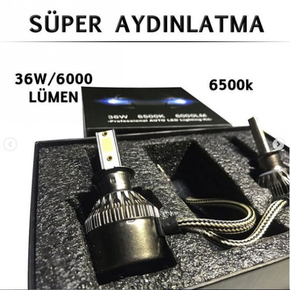 HB4 9006 ŞİMŞEK ETKİLİ LED XENON