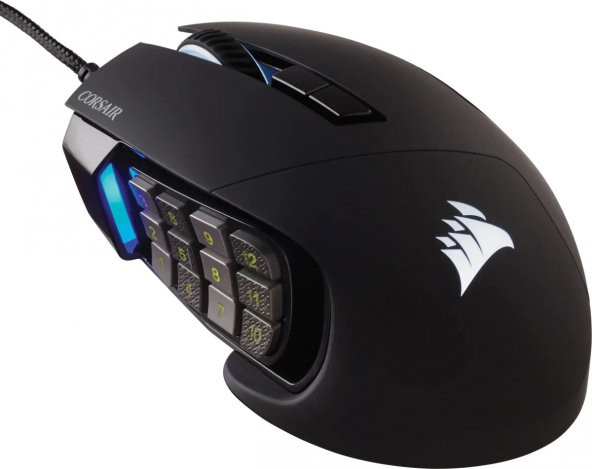 CORSAIR CH-9304211-EU SCIMITAR RGB ELITE 18000DPI PROGRAMLANABİLİR GAMING MOUSE - 1