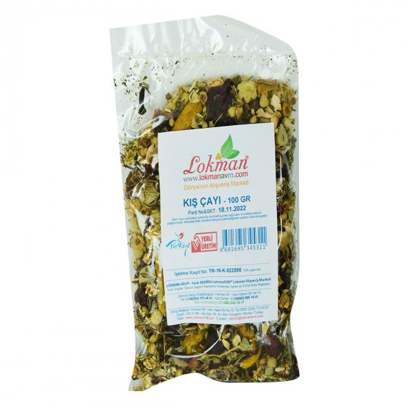 LokmanAVM Bitkisel Karışık Osmanlı Çayı Kış Çayı 100 Gr Paket - 2