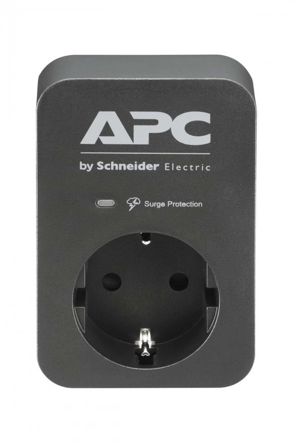 APC Schneider Electric Tekli Akım Korumalı Priz Gri-Siyah - 2