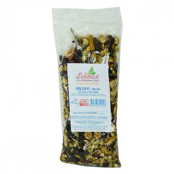 LokmanAVM Bitkisel Karışık Osmanlı Çayı Kış Çayı 200 Gr Paket - 4