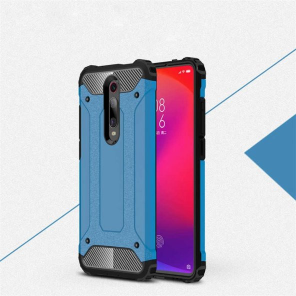 Xiaomi Mi 9T Armor Hybrid Zırh Kalite Kılıf - 9