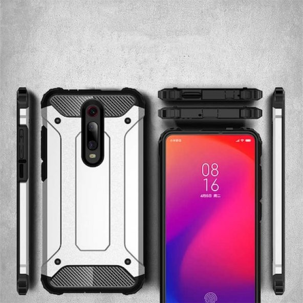Xiaomi Mi 9T Armor Hybrid Zırh Kalite Kılıf - 12