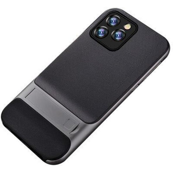 Apple iPhone 12 Pro Max Kılıf Standlı Ultra Koruma Kılıf - 3
