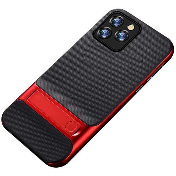 Apple iPhone 12 Pro Max Kılıf Standlı Ultra Koruma Kılıf - 6
