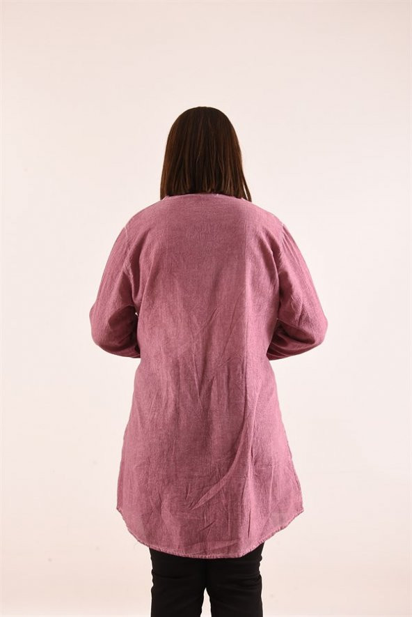 Kadın Tek Cepli Lila Tunik 4030 - 3