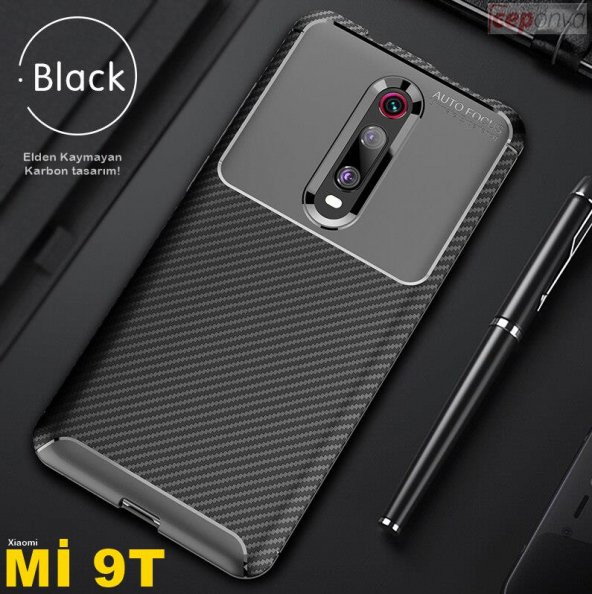 Xiaomi Mi 9T Elde Kaymayan Kamera Korumalı Kalite Kılıf - 1