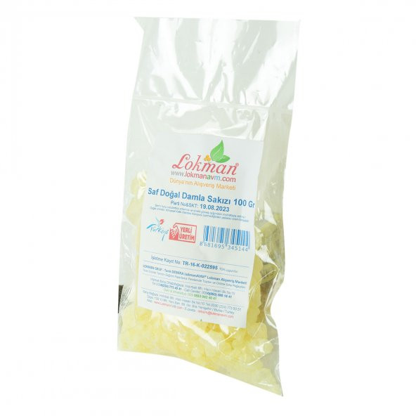 Damla Sakızı Saf Doğal 100 Gr Paket - 5