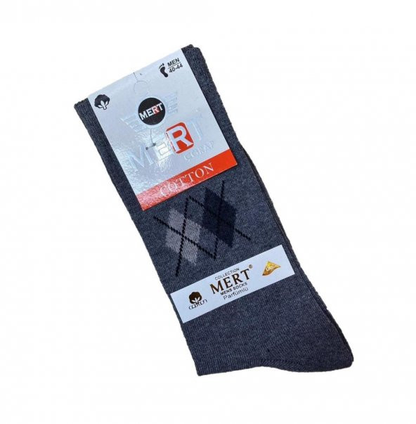 12 Çift Mert Erkek Karışık Renk 4 Mevsimlik Çorap Pamuklu - 3