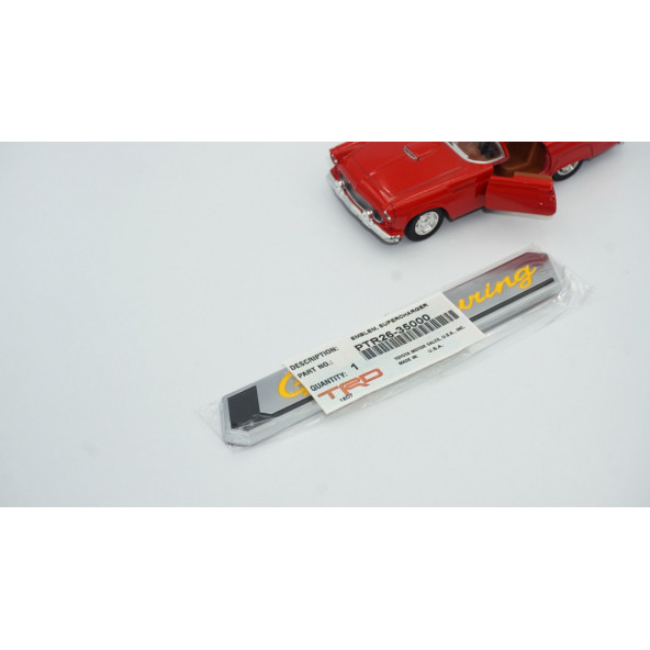 Toyota Land Cruiser Prado Bagaj 3M 3D Parlak Krom ABS Yazı Logo Arma - 6
