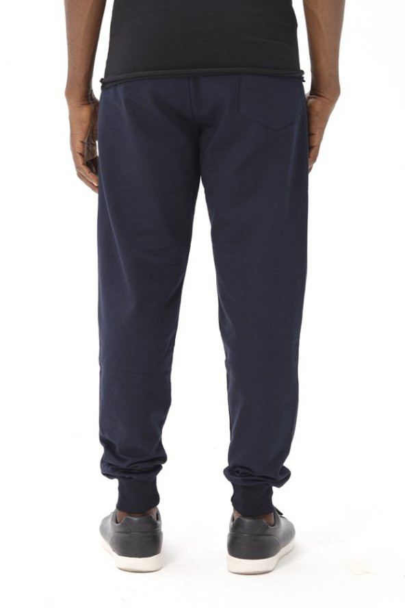 Erkek Eşofman Lacivert Dar Paça - 3