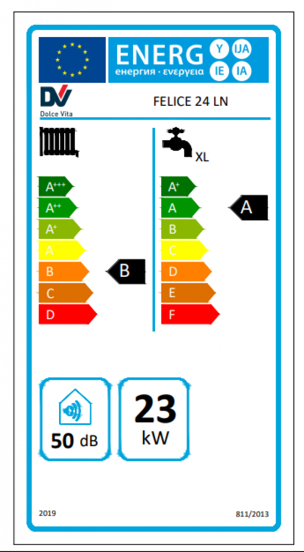 Dolce Vita (Baymak) Felice 24/24 LN 20.000 K Yarı Yoğuşmalı Kombi - 2
