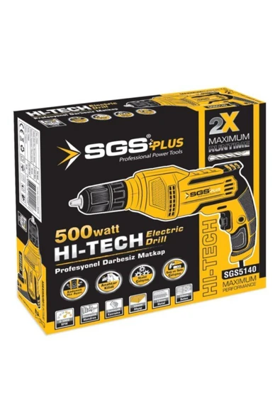 SGS 5140 Darbesiz Matkap 500w - Resim 4