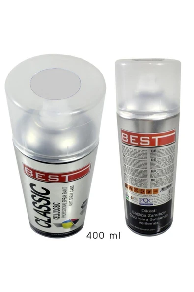 Best Classic Selülozik Profesyonel Sprey Boya 400 Ml- Buzdolabı Beyaz - Resim 2