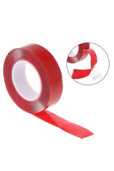 Megabond Akrilik Şeffaf Süper Güçlü Çift Taraflı Bant 10mm*5mt ürün görseli