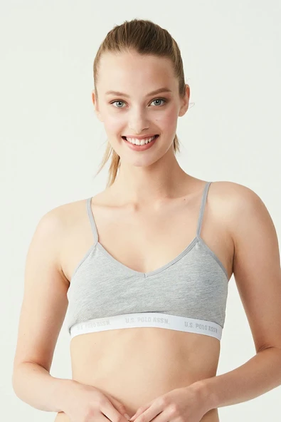 U.S. Polo Assn. Kadın İnce Askılı Cup lu Büstiyer - Resim 6