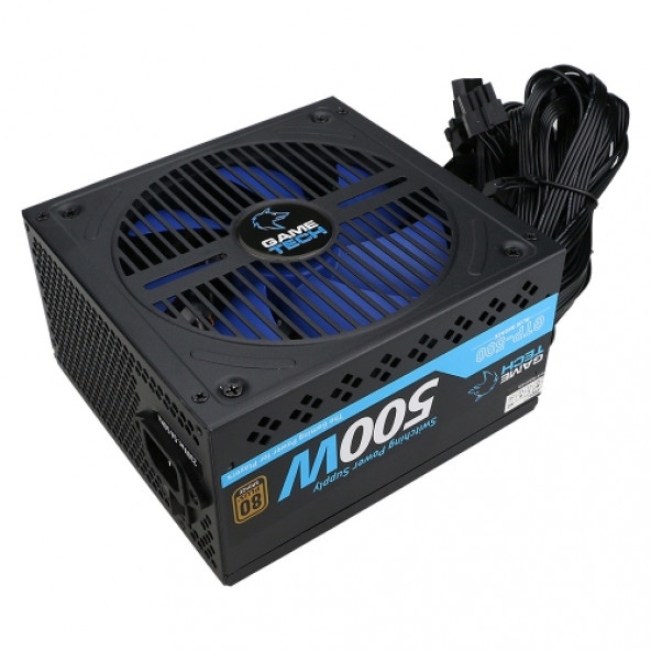 GAMETECH GTP-500 v3 500W 80 Plus Bronze Power Supply Pc Güç Kaynağı