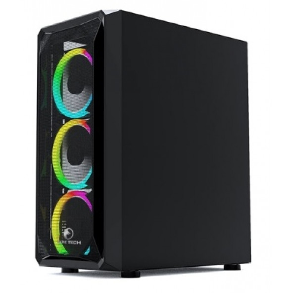 GAMETECH LEGEND Mesh 4x120mm Fanlı Gaming Oyuncu Bilgisayar Kasası PSU YOK - Resim 3