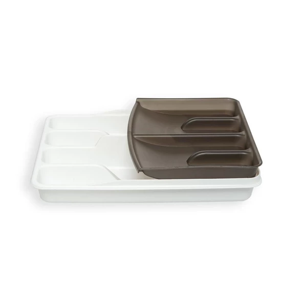 Moonstar Çekmece İçi Kaşıklık 9Gözlü Çift Katlı Çatal Bıçak Organızer 34X27CM-IKSET-173 - 5