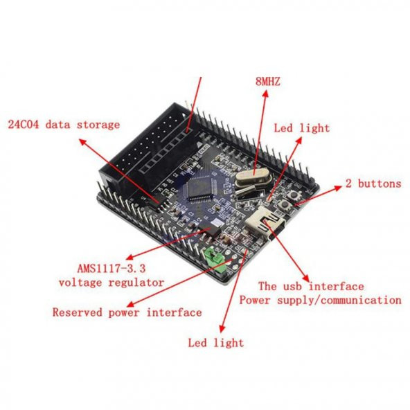 STM32F103C8T6 Geliştirme Kartı Smart Jtag stm32f103 stm32f1 STM32 - 3