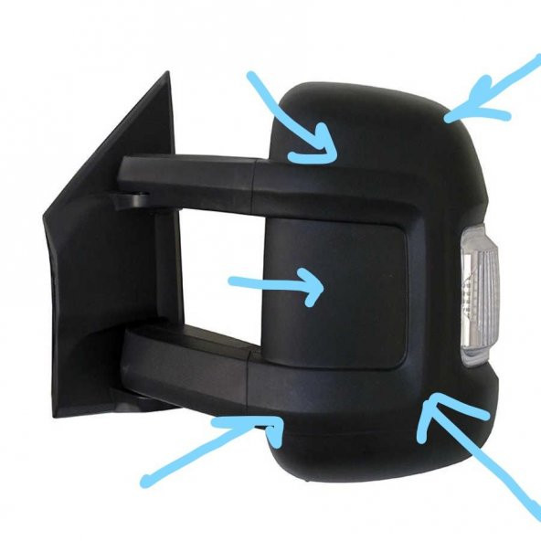 CITRÖEN JUMPER 3 BOXER 3 DIŞ DİKİZ AYNA KAPAĞI SOL  815678 - 5