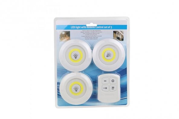 Uzaktan Kumandalı yapışkanlı Led Spot Lamba Kamp Lamba - 2