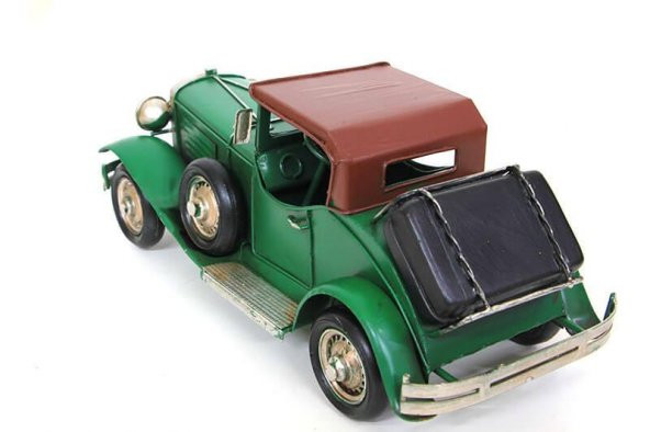 Dekoratif Metal Araba Vintage Biblo Ev Ofis Hediyelik - Resim 3