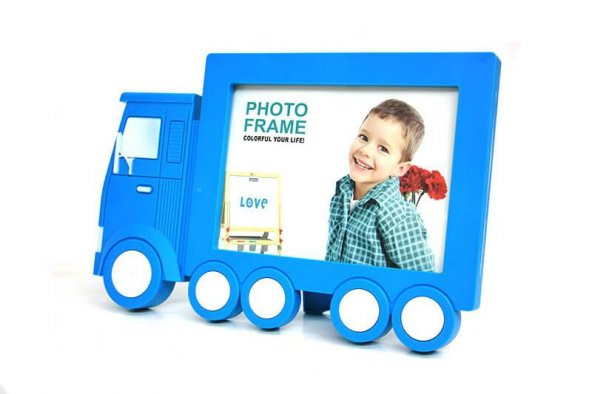 Çerçeve Okul Arabası Duvar Masaüstü Dekoratif Fotoğraf Çerçevesi - 2