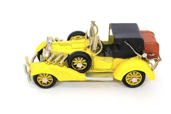 Dekoratif Metal Araba Vintage Biblo Ev Ofis Hediyelik - Resim 3