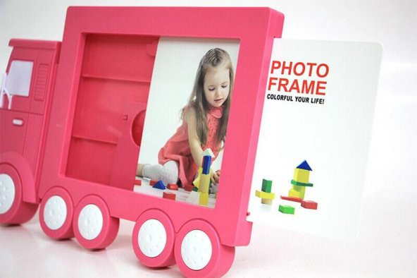 Çerçeve Okul Arabası Duvar Masaüstü Dekoratif Fotoğraf Çerçevesi - 3