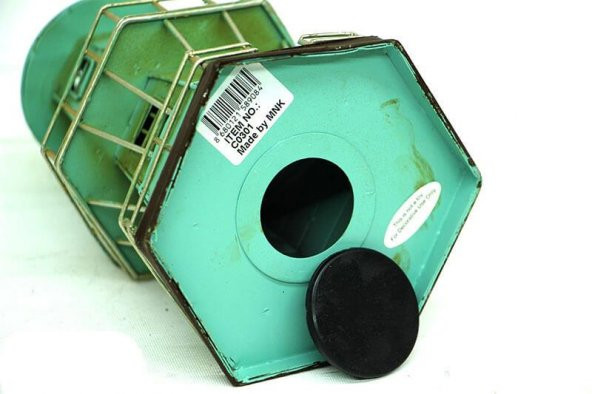 Dekoratif Metal Yel Değirmeni Kumbara Vintage Biblo Hediyelik - Resim 5