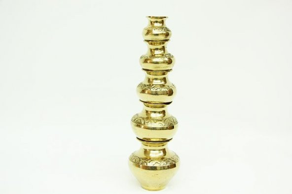 Vazo Minik 5li set Tamamı Pirinç Dekoratif Hediyelik - Resim 5