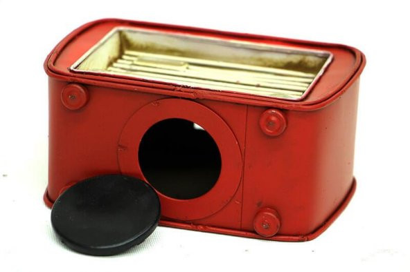 Dekoratif Metal Radyo Kumbara Vintage Ev Ofis Hediyelik ürün görseli 1