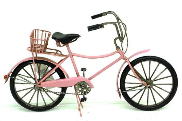 Dekoratif Metal Bisiklet Vintage Biblo Hediyelik - Resim 2