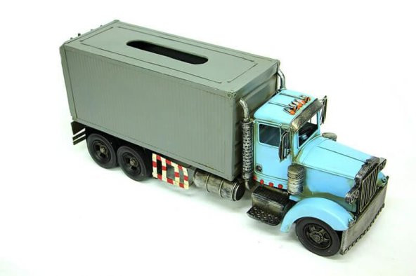 Dekoratif Metal Peçetelik Kamyon Vintage Hediyelik ürün görseli