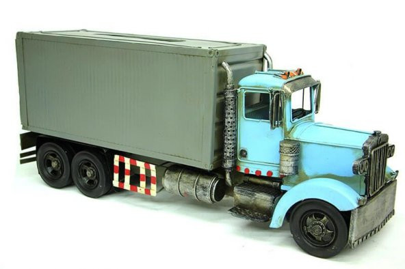 Dekoratif Metal Peçetelik Kamyon Vintage Hediyelik - Resim 2