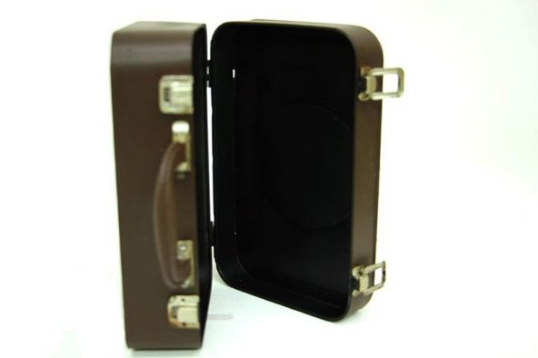 Dekoratif Metal Radyo Bavul Vintage Dekoratif Hediyelik ürün görseli