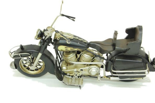 Dekoratif Metal Motosiklet Vintage Chopper Ev Ofis Hediyelik