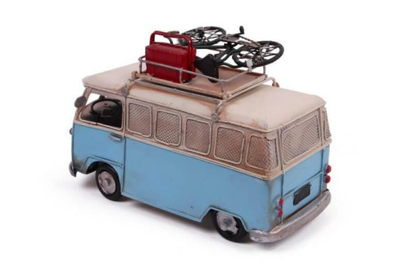 Dekoratif Metal Minibüs Çerçeveli ve Kumbaralı Hediyelik - 5