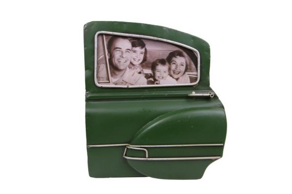 Dekoratif Metal Çerçeve Araba Kapısı Temalı Dekoratif Hediyelik - Resim 2