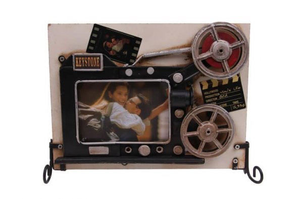 Dekoratif Metal Çerçeve Sinema Projektörü Dekorlu Hediyelik - 2