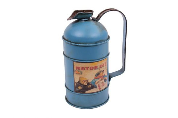 Dekoratif Metal Yakıt Bidonu Kumbaralı Vintage Hediyelik - 2