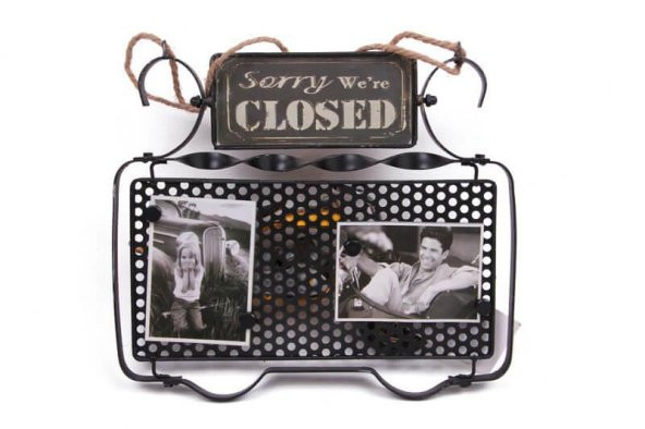 Dekoratif Metal Kapı Yazısı Motosiklet Dekorlu Vintage Hediyelik ürün görseli