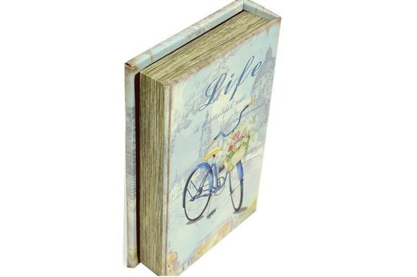 Kutu Kitap Aynalı Bisiklet Dekoratif Hediyelik - 3