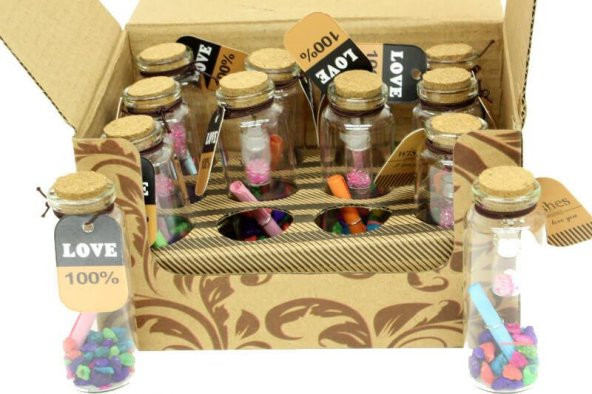 Dilek Şişesi 12li Paket Hediyelik - Resim 2